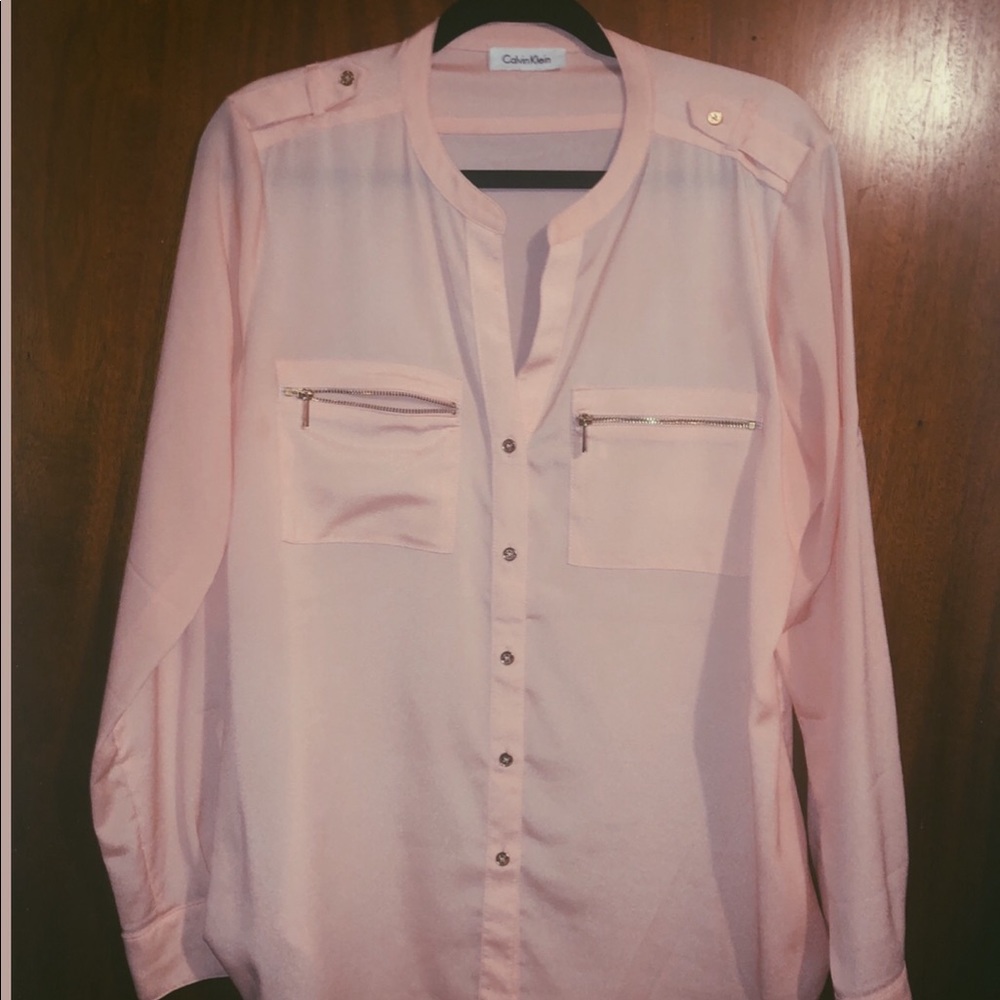 Light Pink Calvin Klein Blouse